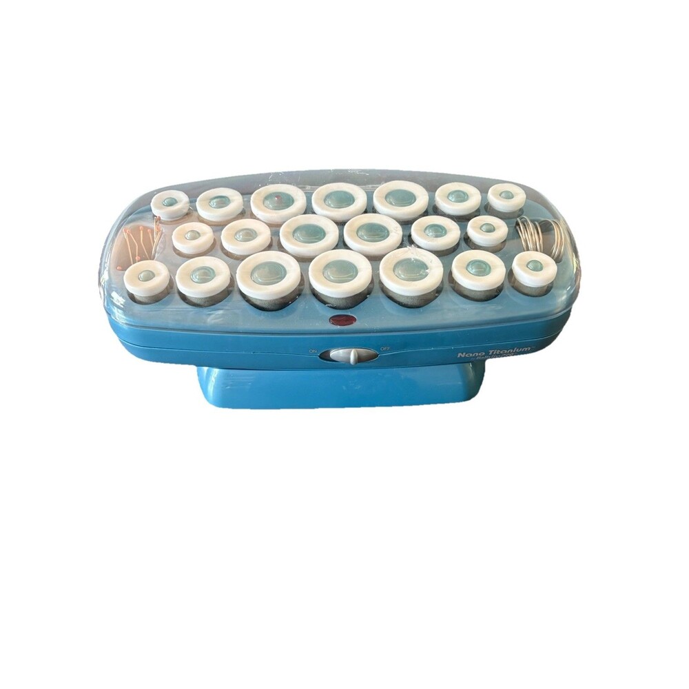 BaByliss Nano Titanium Hot Rollers 20 Curlers BABNTCHV21 Hair Styling Volume